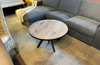 Adjustable Wood & Iron Coffee Table