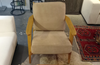 Bolton Tan Suede Lounge Chair
