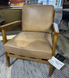 Serena Italian Leather Lounge Chair