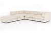 Chantal 4-Piece Right-Arm Sectional with Ottoman