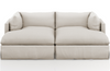 Halina 87" Double Chaise Sectional