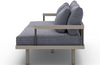 Nowell Custom Grey Outdoor Sofa