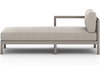Savina Weathered-Grey Sectional Chaise Piece