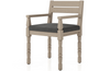 Winston Washed-Brown Outdoor Dining Chair