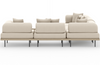 Yamila 5-Piece Sectional with Coffee Table