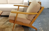 Bolton Tan Suede Lounge Chair