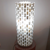 Cylindric Capiz Table Lamp