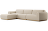 Dee Outdoor 3-Piece Sectional w/ Ottoman