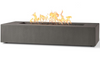 Emmett Low Rectangular Propane Fire Pit Table