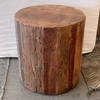 Natural Wood End Table