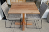 Solid Oak Dining Table 3pc. Set