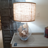 Tera Wood in Glass Table Lamp