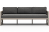 Adora 87" Grey Outdoor Sofa
