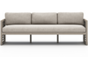 Adora 87" Grey Outdoor Sofa