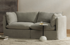 Angie Slipcover 2-Piece Sofa Sectional