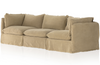 Angie Slipcover 3-Piece Sofa Sectional