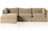 Angie Slipcover 4-Piece Sectional