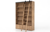 Bennet Custom-Double Bookshelf with Ladder