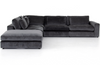 Berezi 4-Piece Right-Arm Sectional with Ottoman