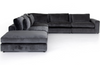 Berezi 5-Piece Right-Arm Sectional with Ottoman