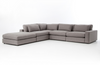 Berezi 4-Piece Right-Arm Sectional with Ottoman