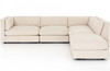 Chantal 4-Piece Left-Arm Sectional with Ottoman