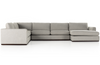 Cherise 4-Piece Sectional w/ Right Arm Chaise