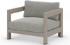 Ciara Weathered-Grey Outdoor Chair