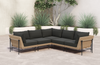 Cline Outdoor 5-Piece Sectional