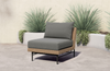 Cline Outdoor Armless Sectional Piece
