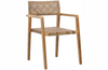 Dewila Brown Outdoor Dining Chair