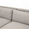 Doran 3-Piece Right-Arm Wedge Sectional with Ottoman