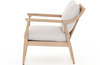 Erick Washed-Brown Outdoor Chair
