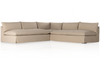 Galene 3-Piece Slipcover Sectional