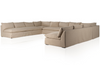 Galene 5-Piece Slipcover Sectional