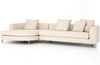 Glenna Left Arm 2-Piece Sectional with Round Chaise