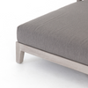 Harold Outdoor Right-Arm Chaise Piece in Pewter