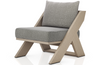 Hauke Washed-Brown Outdoor Chair