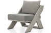Hauke Weathered-Grey Outdoor Chair