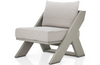 Hauke Weathered-Grey Outdoor Chair
