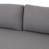 Henry Custom Armless Outdoor Sofa in Dark Grey