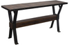 Industrial 66" Reclaimed Wood Console Table