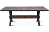 Industrial 78" Reclaimed Wood Dining Table