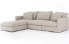 Isabela 3-Piece Sectional with Ottoman