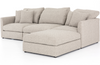 Isabela 3-Piece Sectional with Ottoman