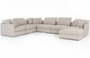 Isabela 6-Piece Sectional with Ottoman