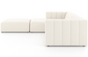 Launo 3-Piece Left-Arm Sectional with Ottoman