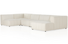 Launo 5-Piece Sectional with Chaise