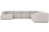 Launo 6-Piece Left Arm Sectional with Chaise
