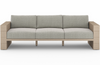 Layton Washed-Brown Outdoor Sofa